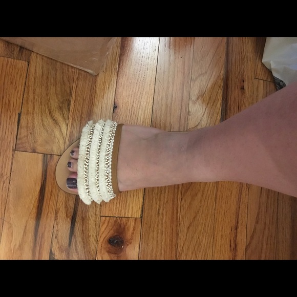 // J.Crew Embellished Slides - Picture 4 of 5